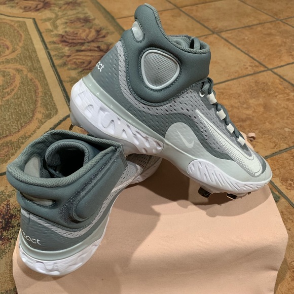 Nike Alpha Huarache Elite 4 Mid’ Baseball Cleats - Picture 10 of 13